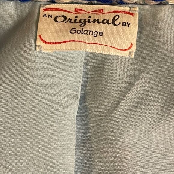 Vintage Original for Solange Patchwork Quilt Vintage 80's Vest Skirt Set Medium - Picture 10 of 16